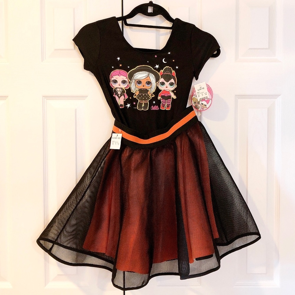 New L.O.L Surprise! Super Cute Halloween Outfit (Girls Size Large)